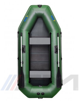 OMEGA - Надуваема гребна лодка с твърдо дъно 280 LSP PS PT Guard - зелена